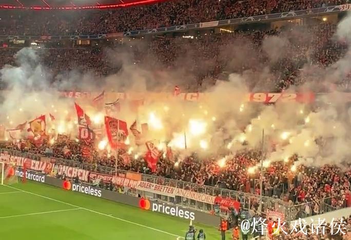 图片报：因极端球迷大规模燃放烟火，拜仁将面临